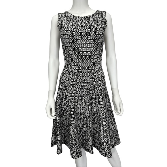 Dress Designer By Milly In Black & Cream, Size: M